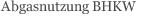 Abgasnutzung BHKW